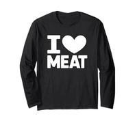 I Love Meat - BBQ & Grilling drôles Manche Longue