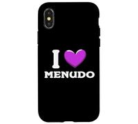 I Love Menudo Amateur de Cuisine Mexicaine Coque pour iPhone X/XS