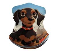 I Love Mes Chiens Teckels Écharpe Demi-Visage Multifonctionnel Bande De Cheveux Unisexe Bandeau pour Adulte Cyclisme Élastique Écharpe Tube