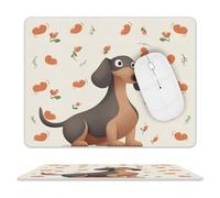 I Love Mes Chiens Teckels Tapis Souris Douce Tapis De Souris Antidérapante Mouse Pad pour D'Études Pc Ordinateur 25X30Cm