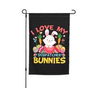 I Love Mes Lapins Répartiteurs Drapeaux Décoratif Drapeau De Jardin Double Face Bannière Pour Extérieure Fêtes Intérieure 30X45cm