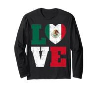 I Love Mexico Fiesta Cinco de Mayo Latinx Mexican Party Manche Longue
