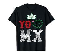 I Love Mexico Souvenir Heart Mexican Pride Nopal Mexicans T-Shirt