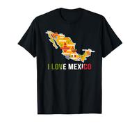 I Love Mexico Viva Mexico Drapeau mexicain T-Shirt