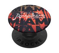 I Love Miami, Awesome Miami Florida Palms Take Me Anywhere PopSockets PopGrip Adhésif