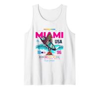 I Love Miami Florida, Tenue de Plage Cool de Miami Design Graphique Débardeur