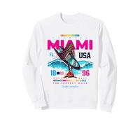I Love Miami Florida, Tenue de Plage Cool de Miami Design Graphique Sweatshirt