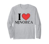 I Love Minorca Espagne Manche Longue