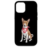 I Love Mom Basenji Lover Dog Fête des Mères Coque pour iPhone 12/12 Pro