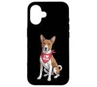 I Love Mom Basenji Lover Dog Fête des Mères Coque pour iPhone 16