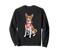 I Love Mom Basenji Lover Dog Fête des Mères Sweatshirt