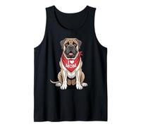 I Love Mom Bullmastiff Lover Dog Fête des Mères Débardeur