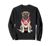 I Love Mom Bullmastiff Lover Dog Fête des Mères Sweatshirt