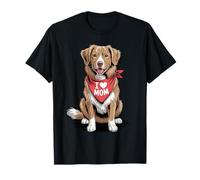 I Love Mom Nova Scotia Duck Tolling Retriever Fête des Mères T-Shirt