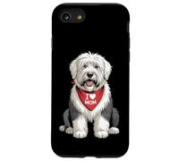 I Love Mom Old English Sheepdog Lover Dog Lover Dog Fête des Mères Coque pour iPhone SE (2020) / 7/8