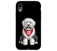 I Love Mom Old English Sheepdog Lover Dog Lover Dog Fête des Mères Coque pour iPhone XR
