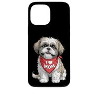 I Love Mom Shih Tzu Lover Dog Fête des Mères Coque pour iPhone 13 Pro Max