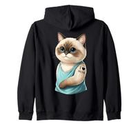 I Love Mom Tattoo Cat Lover, Amoureux des Chats, Mignon, Chaton, Maman drôle Sweat à Capuche