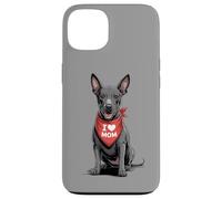 I Love Mom Xoloitzcuintli Lover Dog Fête des Mères Coque pour iPhone 13