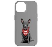 I Love Mom Xoloitzcuintli Lover Dog Fête des Mères Coque pour iPhone 14
