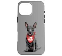 I Love Mom Xoloitzcuintli Lover Dog Fête des Mères Coque pour iPhone 16 Pro Max