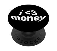 I Love Money · J’Aime l’Argent Y2k Clothes Iconic Slogan PopSockets PopGrip Adhésif