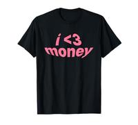 I Love Money · J’Aime l’Argent Y2k Clothes Iconic Slogan T-Shirt