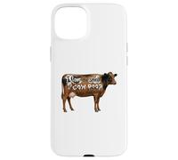 I Love Morning Cow Poop Smell Funny Farmer Rancher Cow Lover Coque pour iPhone 15 Plus