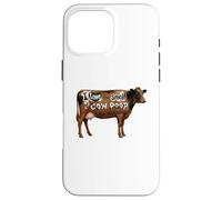 I Love Morning Cow Poop Smell Funny Farmer Rancher Cow Lover Coque pour iPhone 16 Pro Max