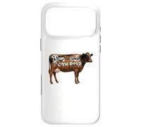 I Love Morning Cow Poop Smell Funny Farmer Rancher Cow Lover Coque pour iPhone 17 Pro Max