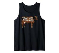 I Love Morning Cow Poop Smell Funny Farmer Rancher Cow Lover Débardeur
