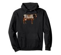 I Love Morning Cow Poop Smell Funny Farmer Rancher Cow Lover Sweat à Capuche