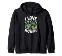 I Love Mowing Funny Lawn Tondeuse Art Sweat à Capuche