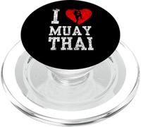 I Love Muay Thai Hobby Boxe Fighter Arts Martiaux PopSockets PopGrip pour MagSafe