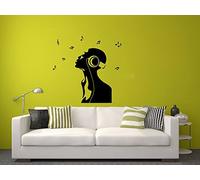 I Love music DJ Sticker mural Hamsa Vivant Chambre Accueil Moderne Autocollants Décoration Décor Élégant Autocollant Décalcomanies