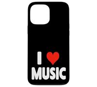 I Love Music - Heart - Liste de Lecture pour chansons de Concert Radio Coque pour iPhone 13 Pro Max