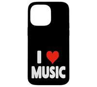 I Love Music - Heart - Liste de Lecture pour chansons de Concert Radio Coque pour iPhone 14 Pro Max