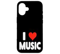 I Love Music - Heart - Liste de Lecture pour chansons de Concert Radio Coque pour iPhone 16