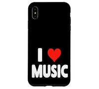 I Love Music - Heart - Liste de Lecture pour chansons de Concert Radio Coque pour iPhone XS Max
