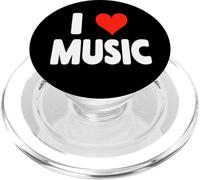 I Love Music - Heart - Liste de Lecture pour chansons de Concert Radio PopSockets PopGrip pour MagSafe