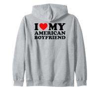 I Love My American Boyfriend Sweat à Capuche