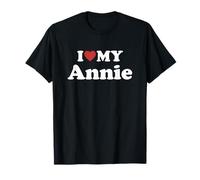 I Love My Annie Prénom Assorti Couple T-Shirt