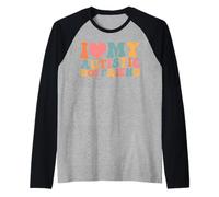 I Love My Autistic Boyfriend Couples Petite Amie Autisme Manche Raglan