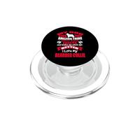 I Love My Bearded Collie Dog Funny Puppy Lover PopSockets PopGrip pour MagSafe