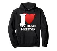 I Love My Best Friend BFF Matching Friendship Gift Design Sweat à Capuche