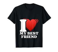 I Love My Best Friend BFF Matching Friendship Gift Design T-Shirt