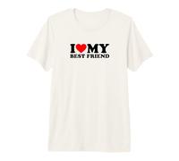 I Love My Best Friend T-Shirt Haut de Gamme