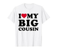 I Love My Big Cousin Heart Funny Family T-Shirt
