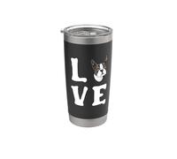 I Love My Boston Terrier - Les amoureux des chiens Gobelet isotherme en acier inoxydable double paroi