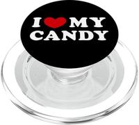 I Love My Candy, J'aime Mes Bonbons PopSockets PopGrip pour MagSafe
